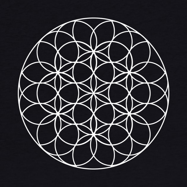 Flower of life - invert by hedehede